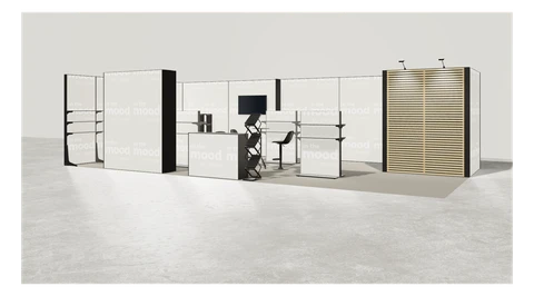 Stoisko w systemie M100 LED
