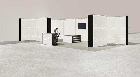 Stoisko w systemie M100 LED