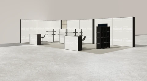 Stoisko w systemie M100 LED