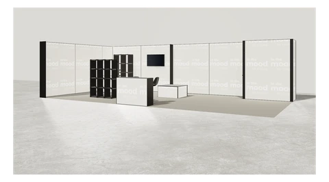 Stoisko w systemie M100 LED
