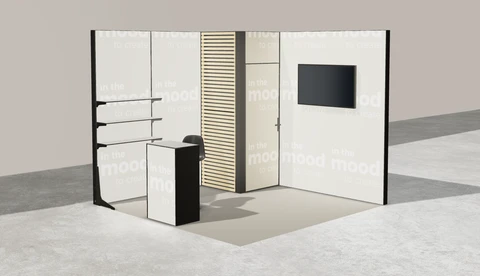 Stoisko w systemie M100 LED