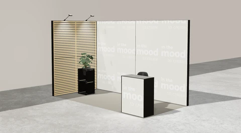 Stoisko w systemie M100 LED