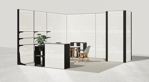 Stoisko w systemie M100 LED