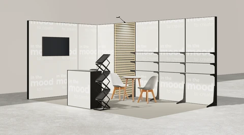 Stoisko w systemie M100 LED