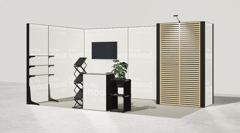 Stoisko w systemie M100 LED