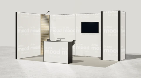 Stoisko w systemie M100 LED