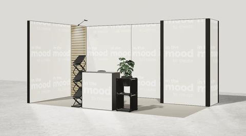 Stoisko w systemie M100 LED