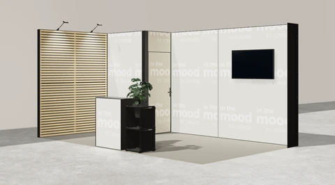 Stoisko w systemie M100 LED