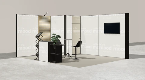 Stoisko w systemie M100 LED