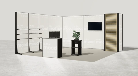 Stoisko w systemie M100 LED