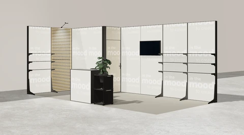 Stoisko w systemie M100 LED