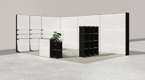 Stoisko w systemie M100 LED