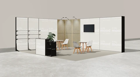 Stoisko w systemie M100 LED