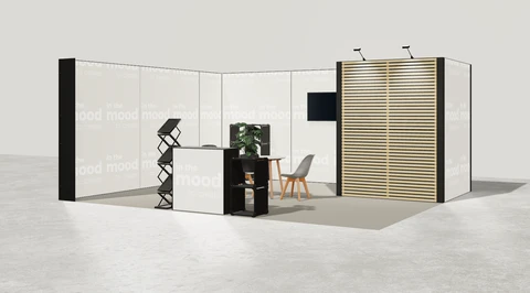 Stoisko w systemie M100 LED