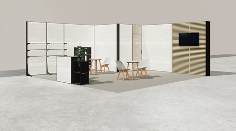 Stoisko w systemie M100 LED