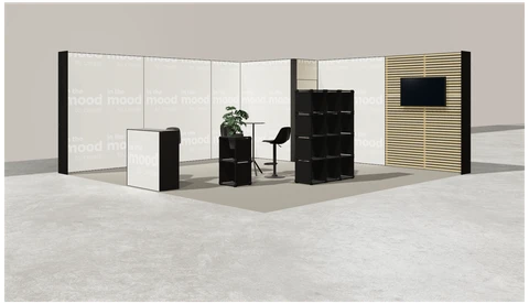 Stoisko w systemie M100 LED