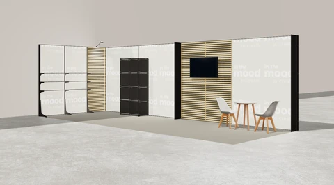 Stoisko w systemie M100 LED