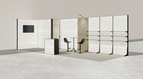 Stoisko w systemie M100 LED