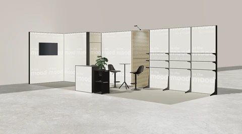 Stoisko w systemie M100 LED