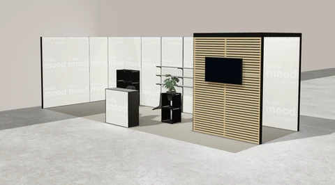 Stoisko w systemie M100 LED