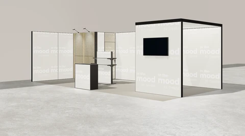 Stoisko w systemie M100 LED