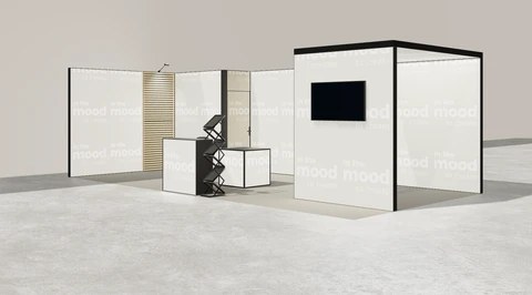Stoisko w systemie M100 LED