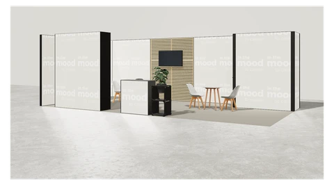 Stoisko w systemie M100 LED
