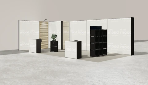 Stoisko w systemie M100 LED