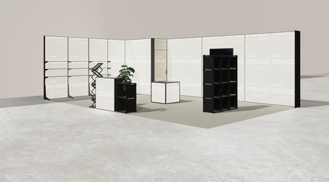 Stoisko w systemie M100 LED