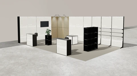 Stoisko w systemie M100 LED