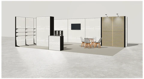 Stoisko w systemie M100 LED