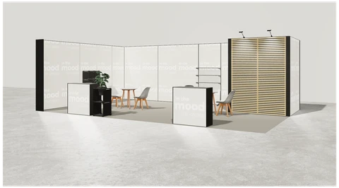 Stoisko w systemie M100 LED