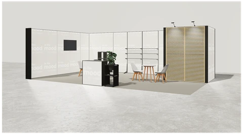 Stoisko w systemie M100 LED