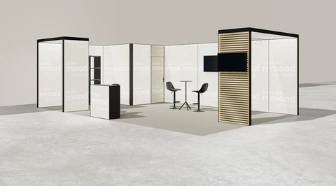Stoisko w systemie M100 LED