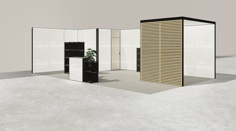 Stoisko w systemie M100 LED