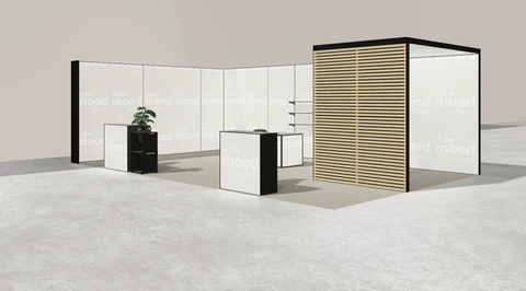Stoisko w systemie M100 LED