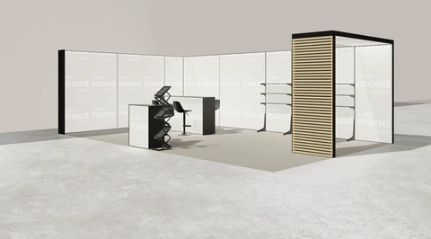 Stoisko w systemie M100 LED