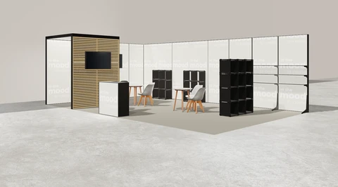 Stoisko w systemie M100 LED