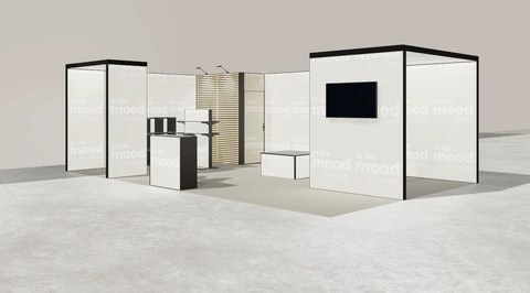 Stoisko w systemie M100 LED