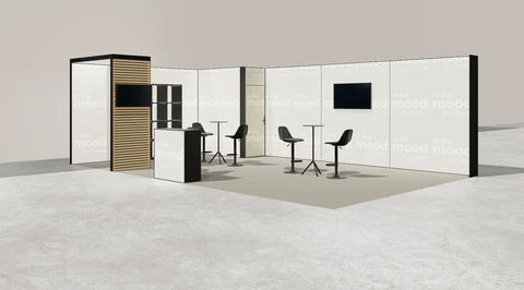 Stoisko w systemie M100 LED