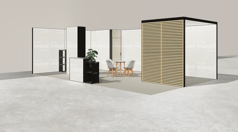 Stoisko w systemie M100 LED