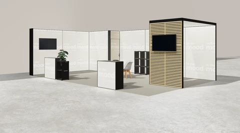 Stoisko w systemie M100 LED
