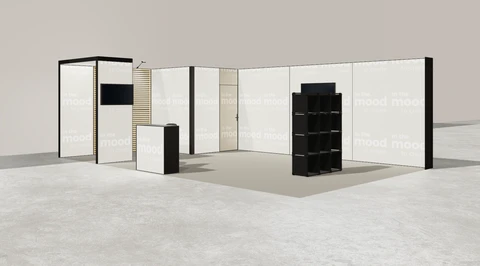 Stoisko w systemie M100 LED