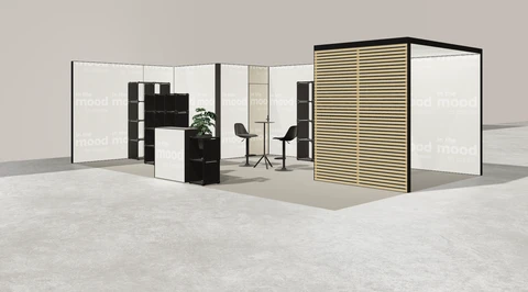 Stoisko w systemie M100 LED