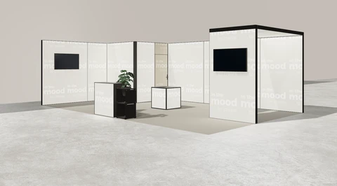Stoisko w systemie M100 LED