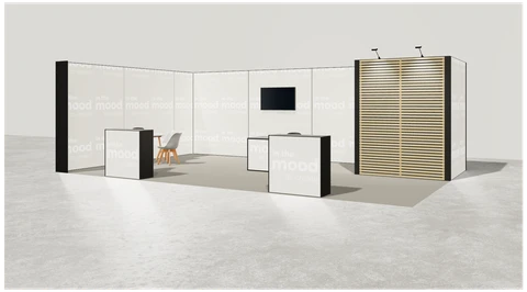 Stoisko w systemie M100 LED