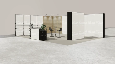 Stoisko w systemie M100 LED