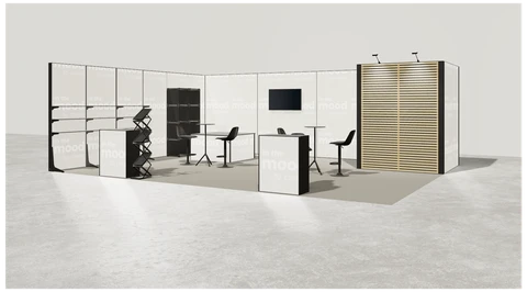 Stoisko w systemie M100 LED