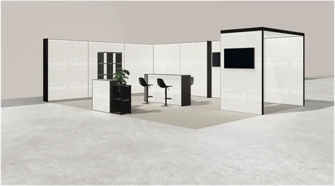 Stoisko w systemie M100 LED