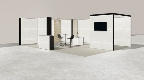 Stoisko w systemie M100 LED